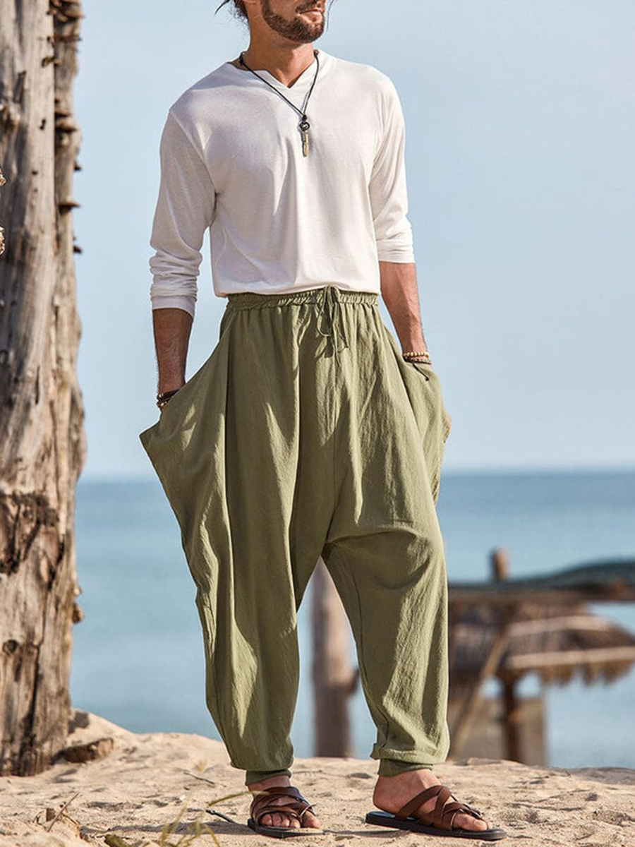 Retro Casual Pants - Lightweight & Breathable