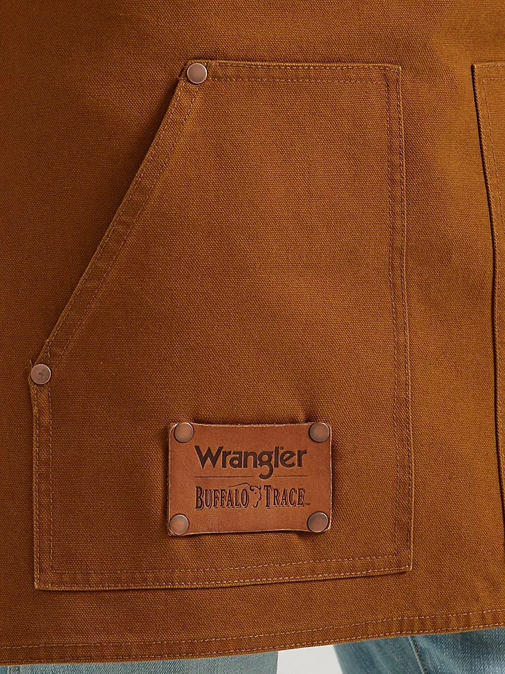 WRANGLER X BUFFALO TRACE™ KILDERKIN APRON IN BUFFALO HIDE