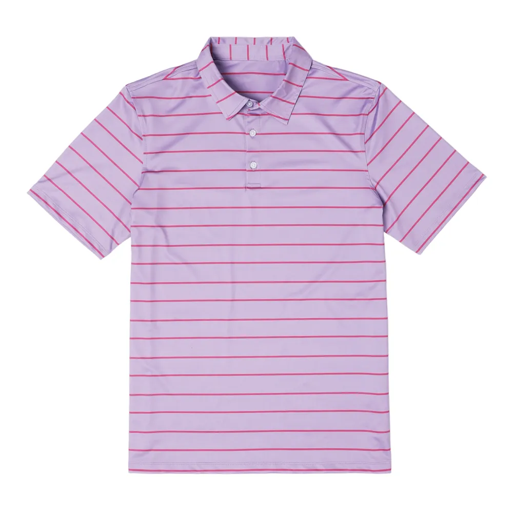 Performance Stripe Polo