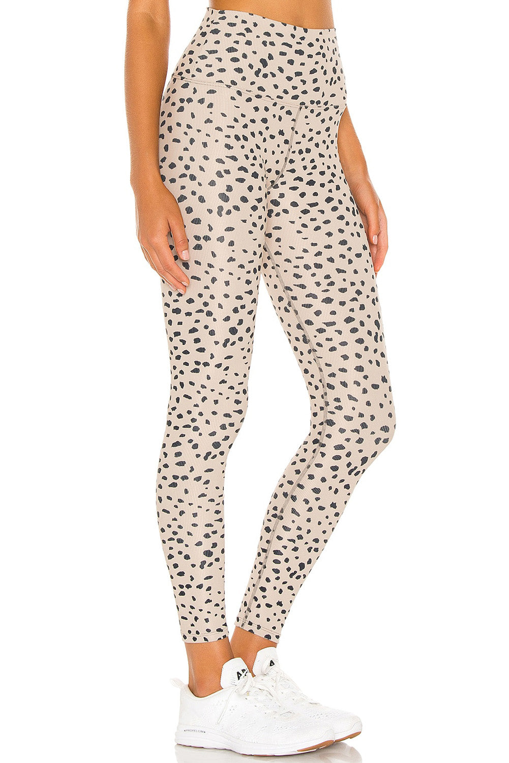 Spots Printed Stretchy High Waist Leggings