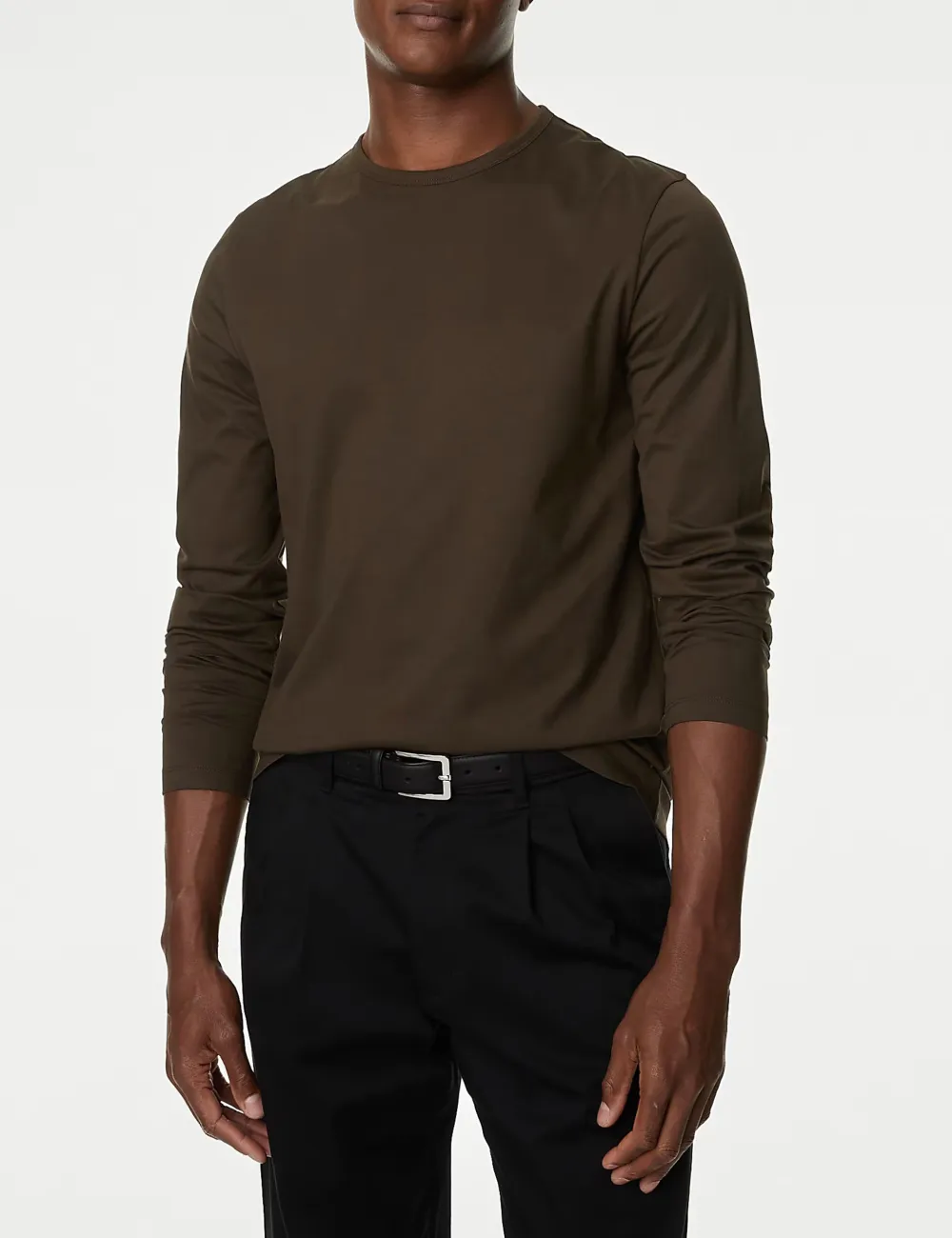 Pure Supima Cotton Long Sleeve T-Shirt