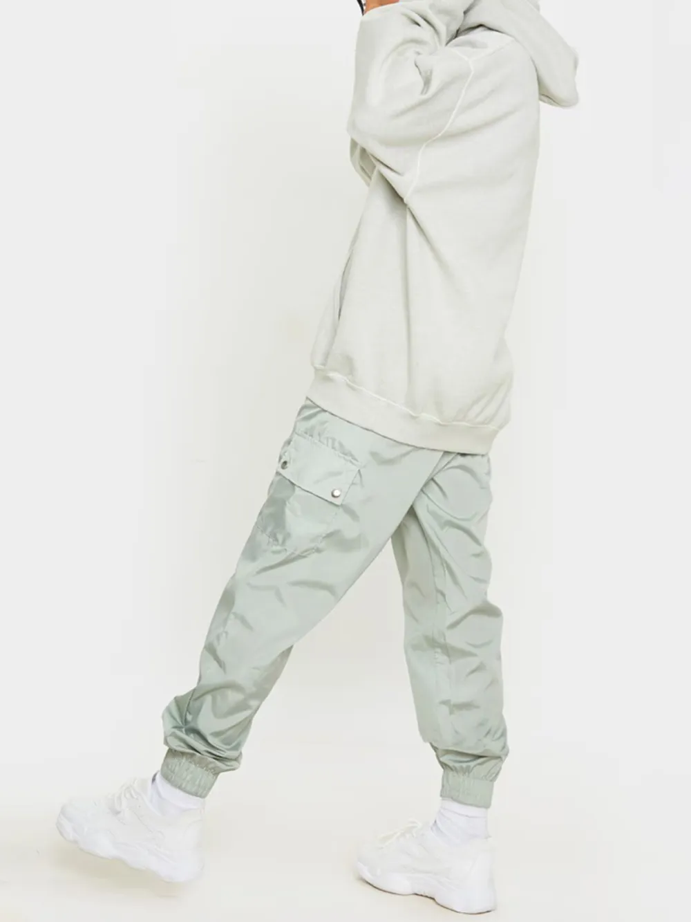 Sage Oversized Fitting Hoodie