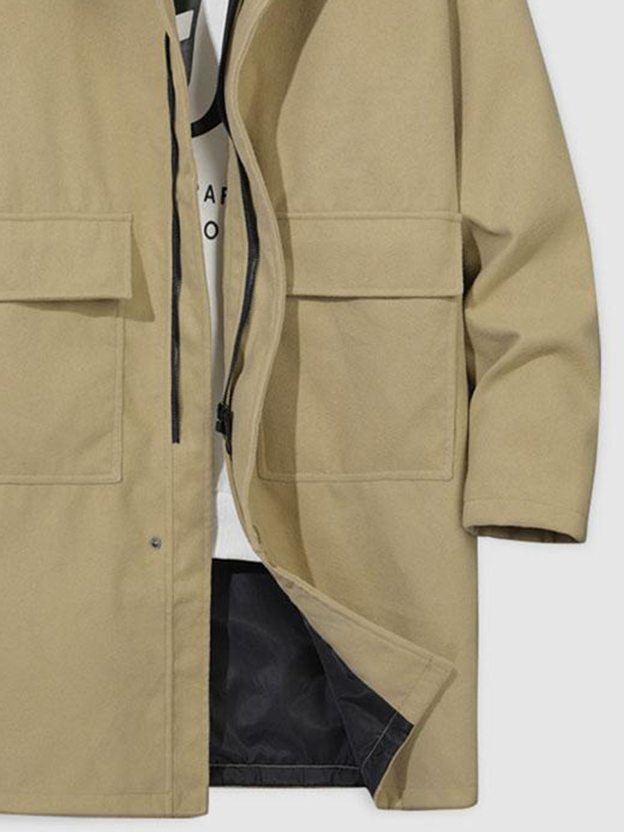 Men's Casual Oversized Coat Long Jacket