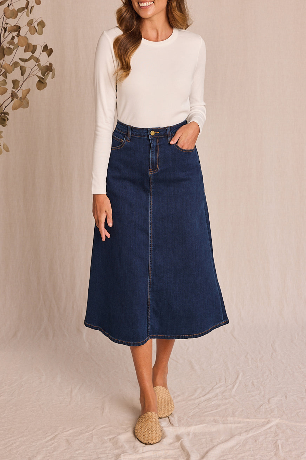 Everyday A-Line Denim Skirt Bundle