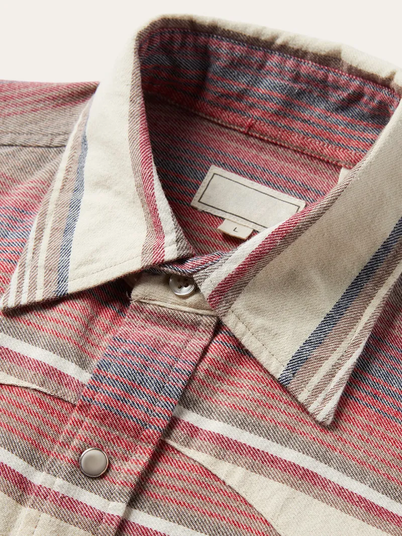 Brushed Twill Striped Shirt