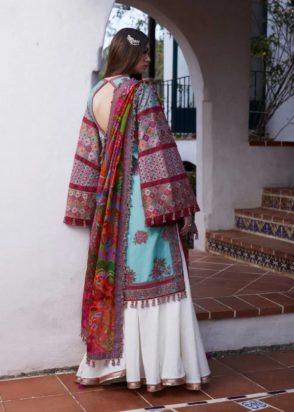 FLORET Embroidered Lawn