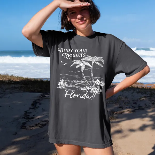 Women's Bury Your Regrets Crew Neck Tee