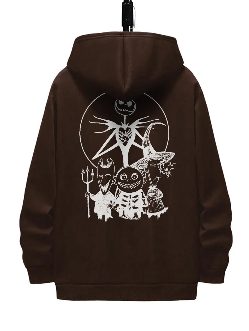 Ghost print hoodies how perfect and cozy piece for your Halloween day