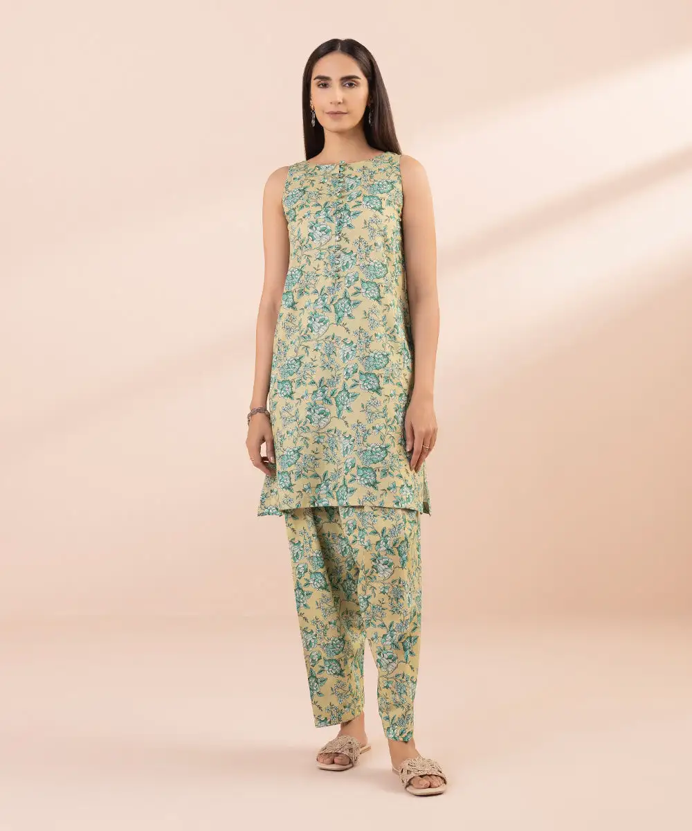 2 Piece - Printed Lawn Suit