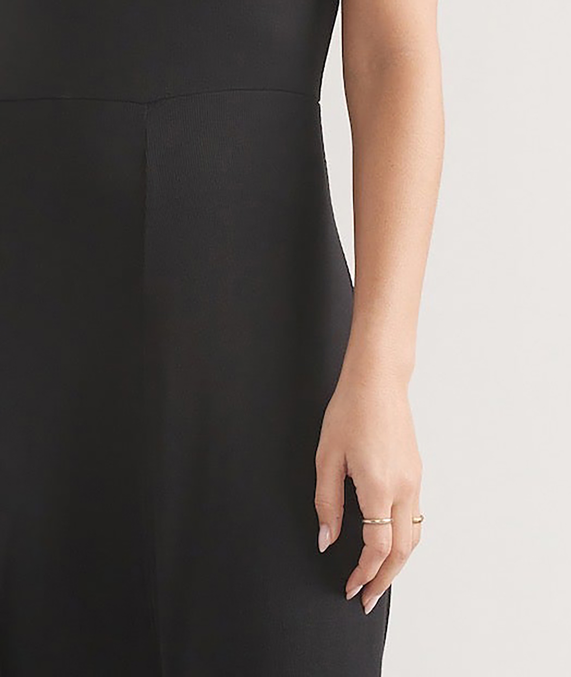 Lexi Rib Fit and Flare Midi Dress