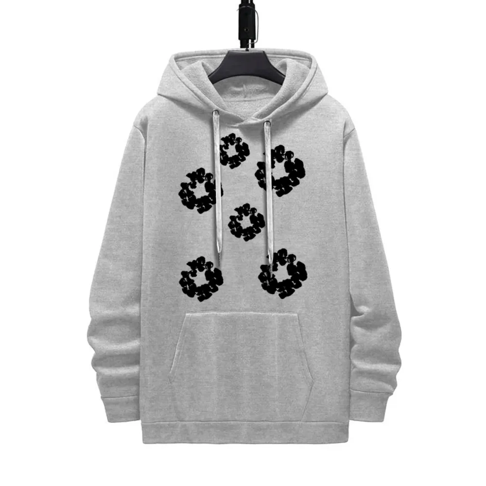 Tears Black Flower Hoodie