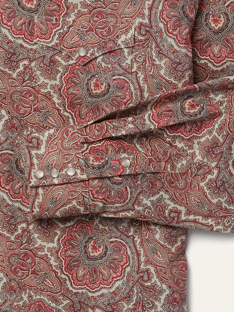 Men's Paisley Western Shirt