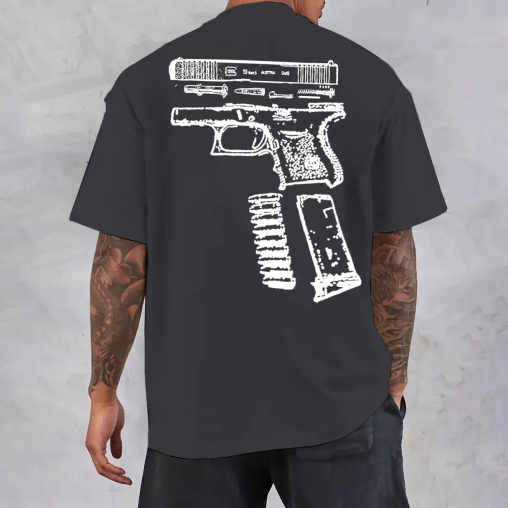 In Glock We Trust Men T-shirt,Short Sleeve,T-shirt Size S-4XL