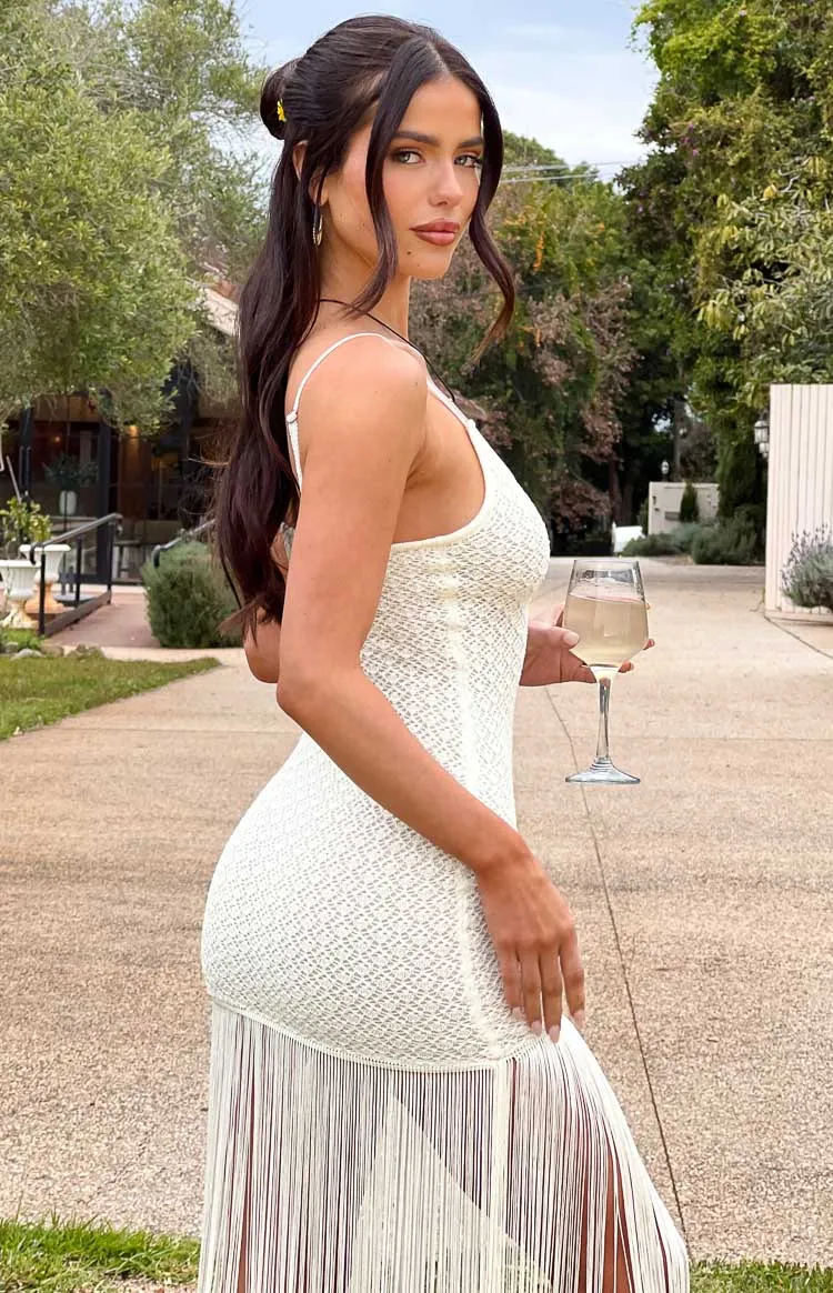 Teyla White Maxi Dress