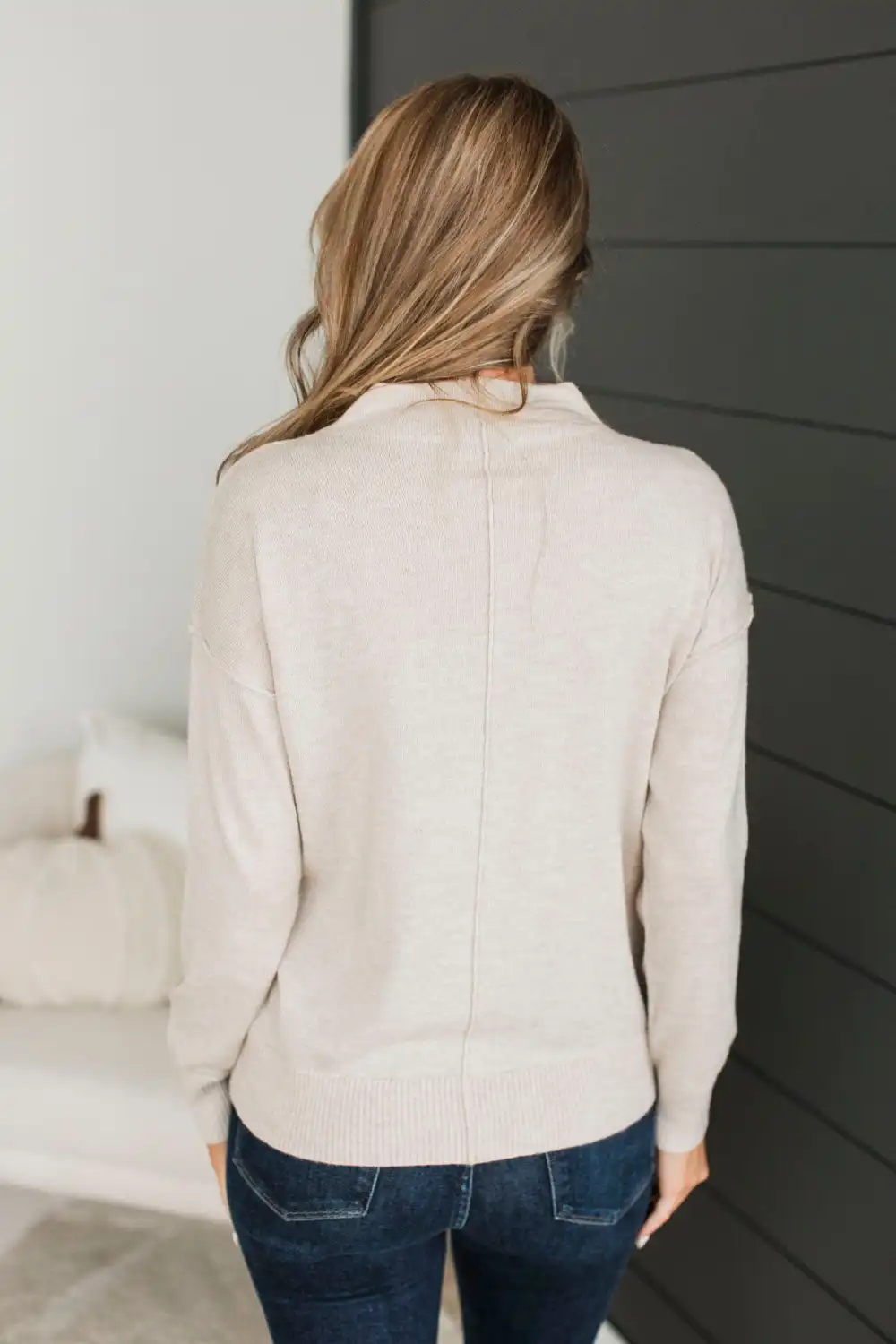 Never Felt Better Pullover Sweater- Oatmeal