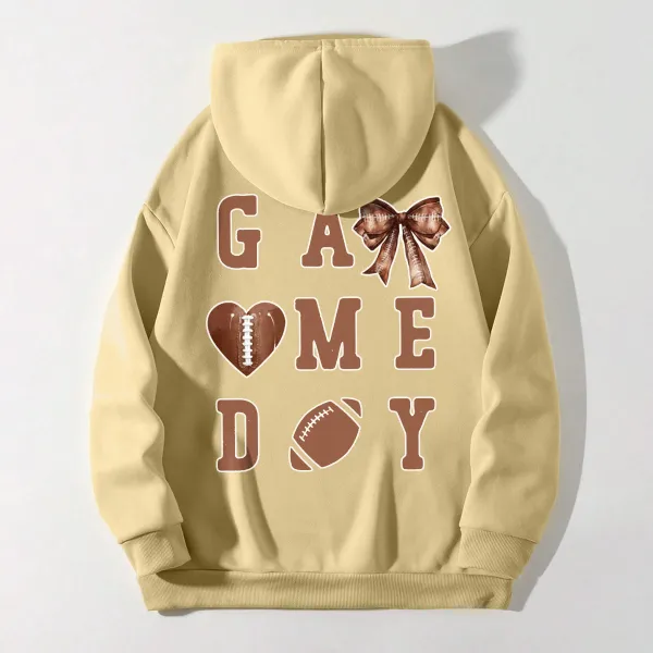 Football Day Women's fashionable hoodie