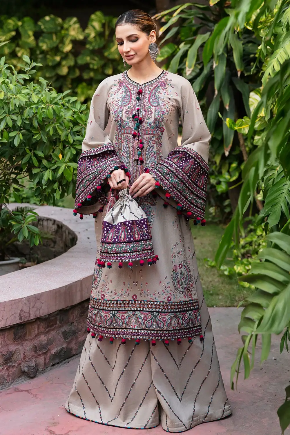 EMBROIDERED SLUB KHADDAR SETS