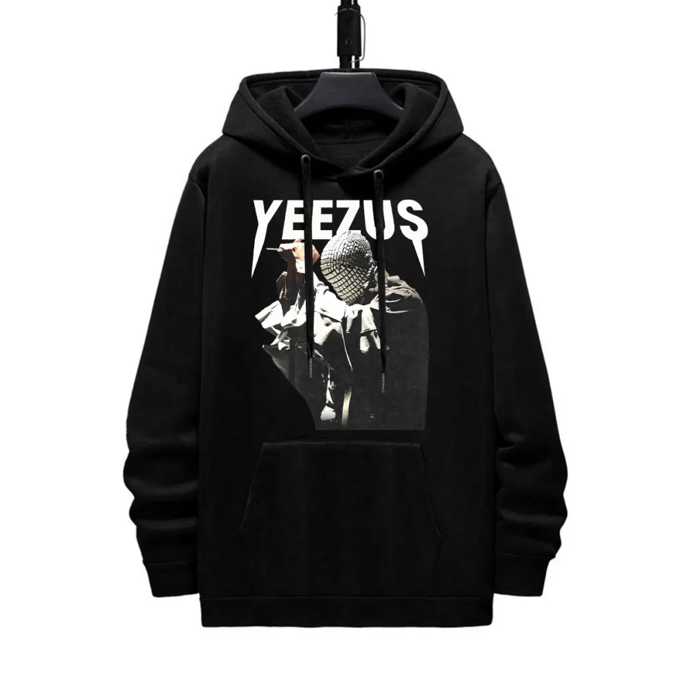 KANYE WEST-YEEZUS 2 SIDES Cotton Vintage Hoodie