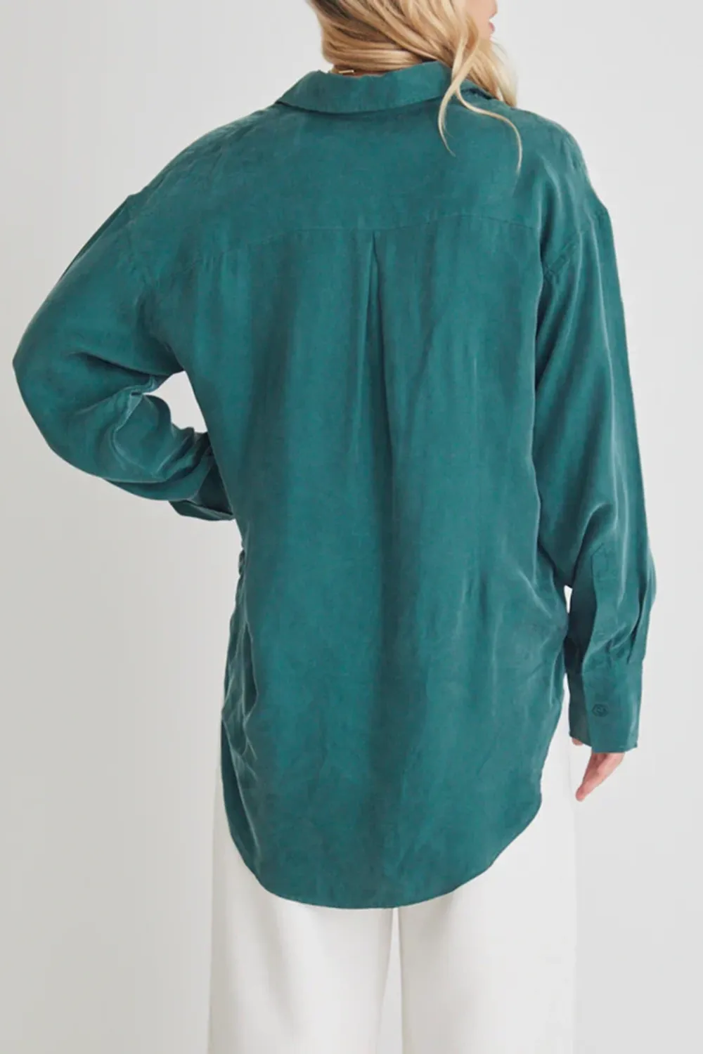 Montana Forest Cupro Oversized Shirt