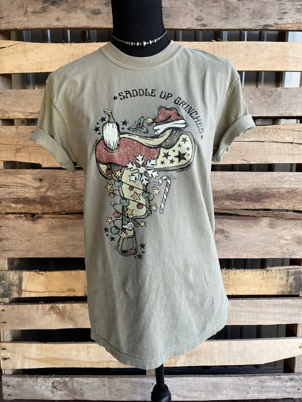 Saddle Up Grinches Tee