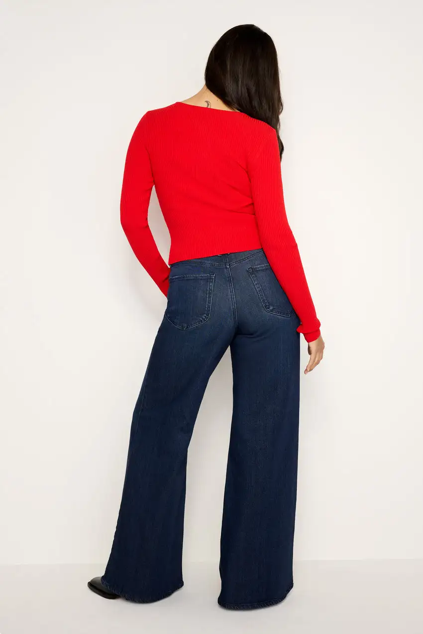 SOFT-TECH GOOD WAIST PALAZZO JEANS