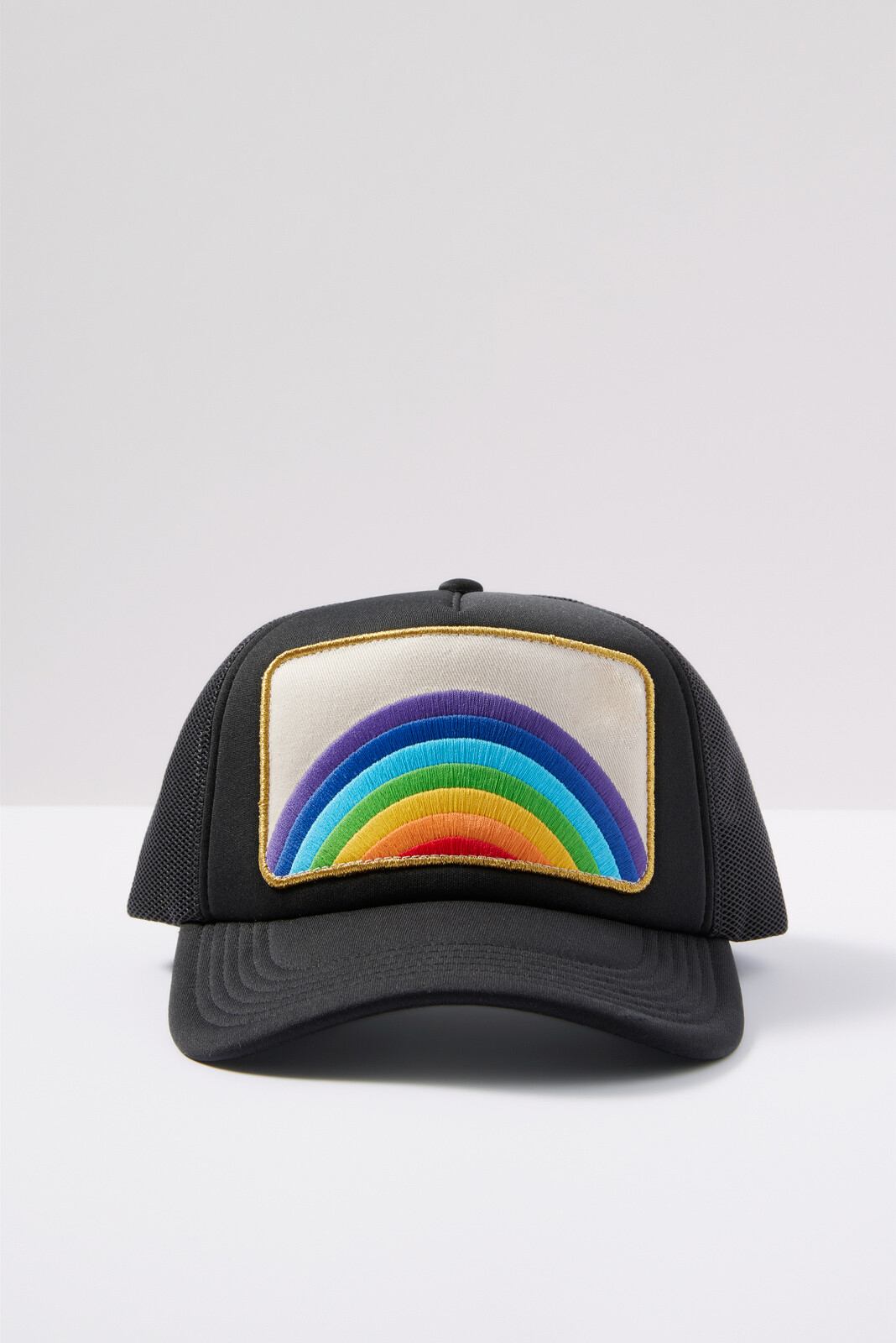 Rainbow Patches Hat