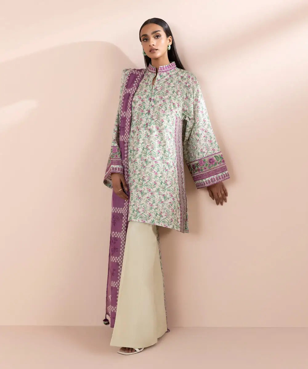 2 Piece - Embroidered Lawn Suit