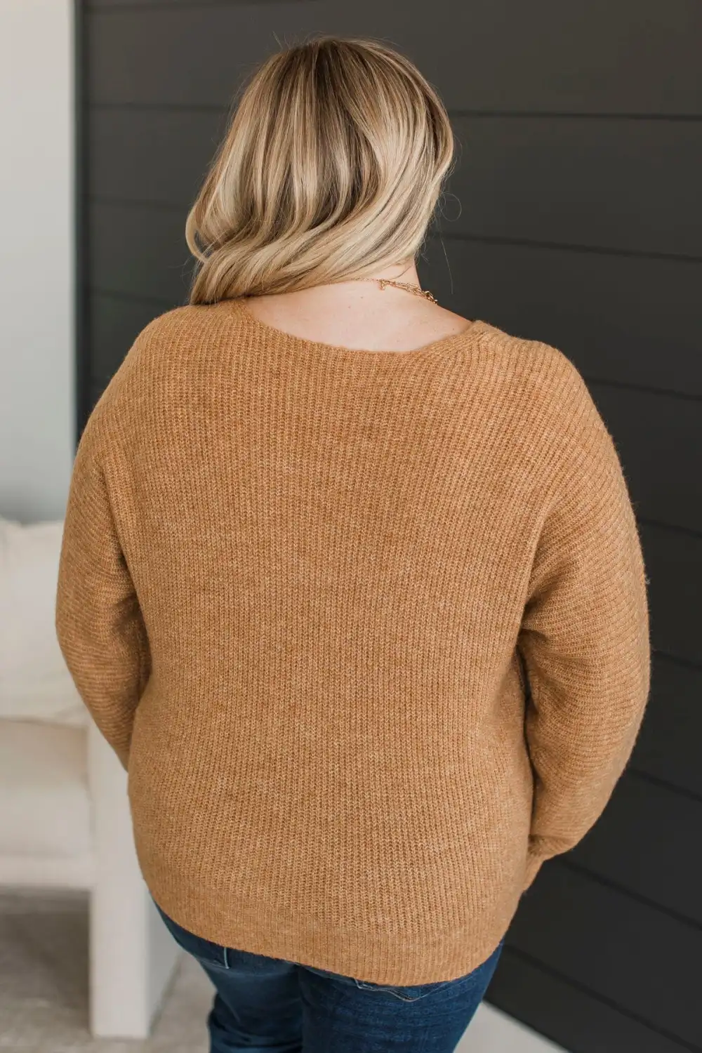 More Than Okay Knit Dolman Sweater- Honey