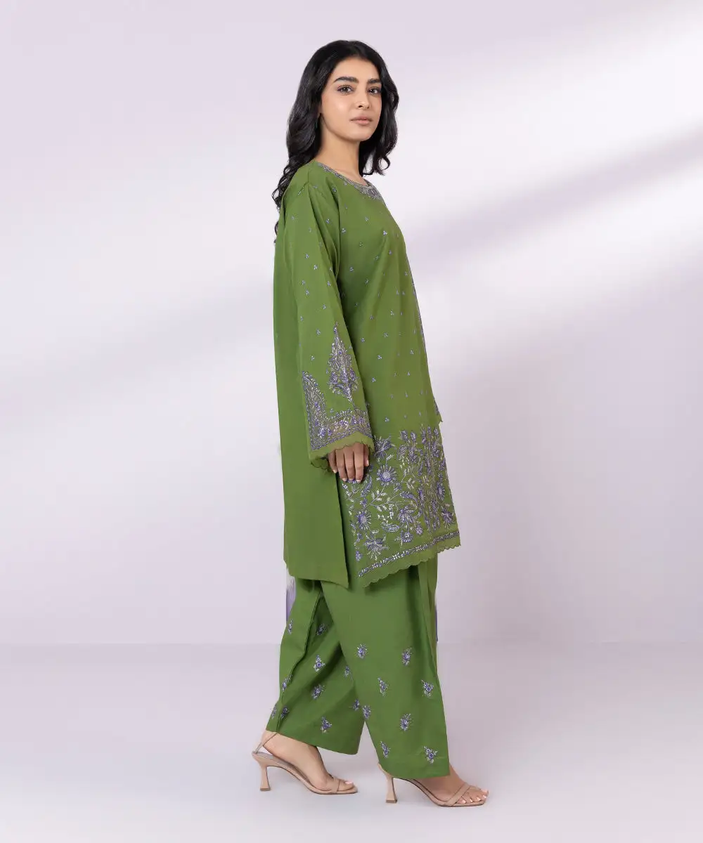 3 Piece - Embroidered Lawn Suit