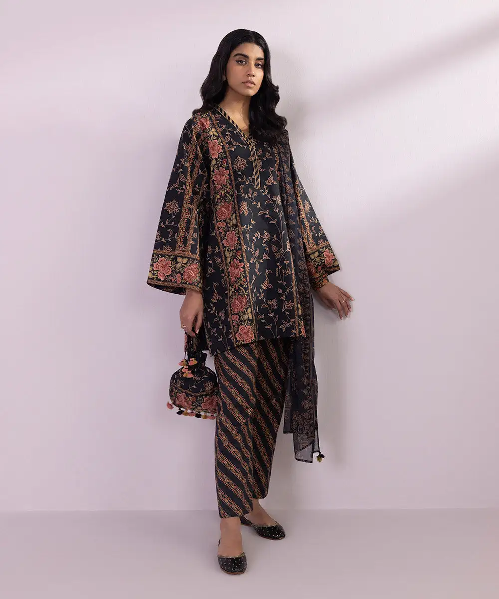 3 Piece - Printed Lawn Suit