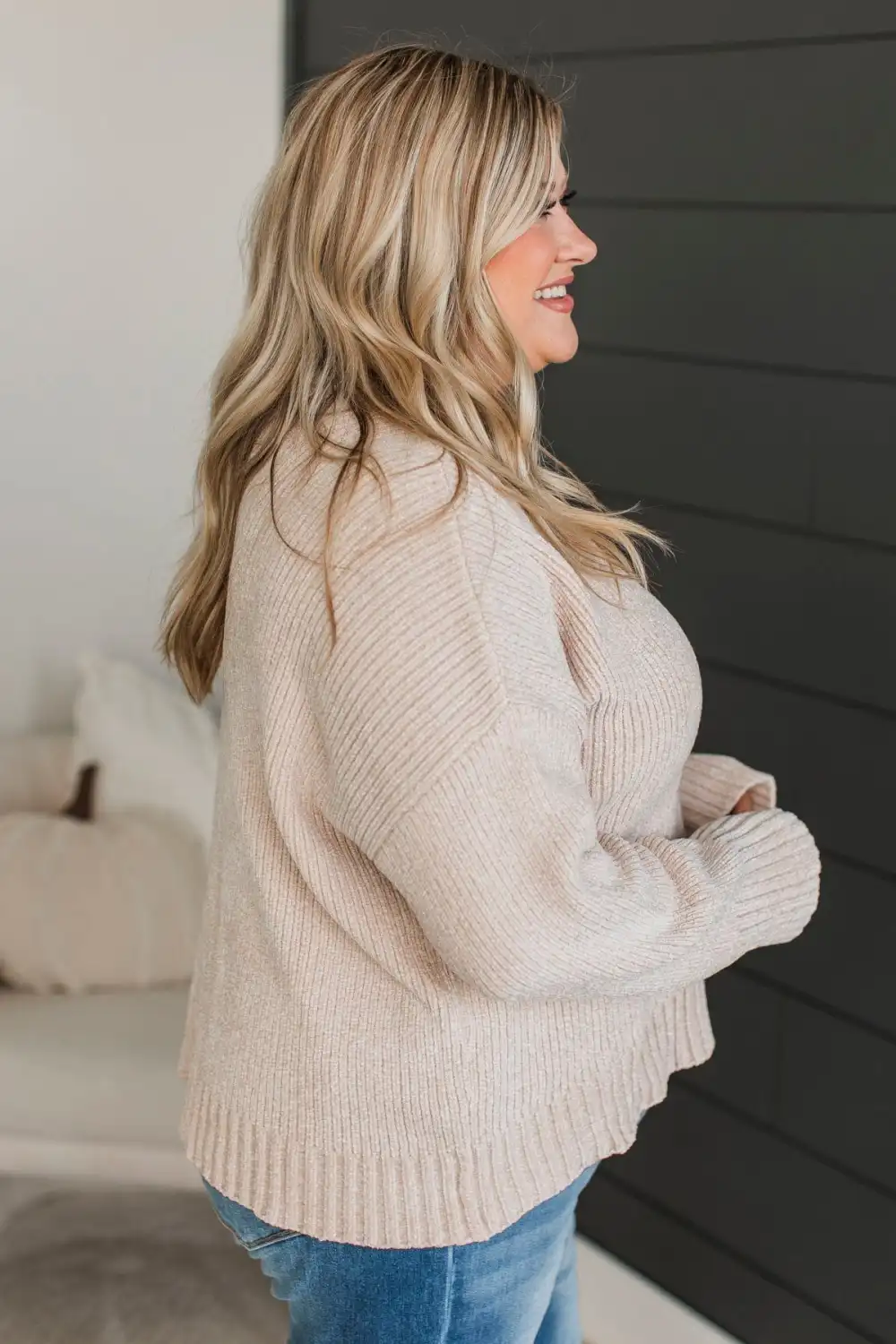 Couldn't Resist Chenille Knit Sweater- Oatmeal