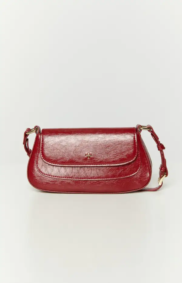 Peta & Jain Nikki Cherry Crinkle Shoulder Bag