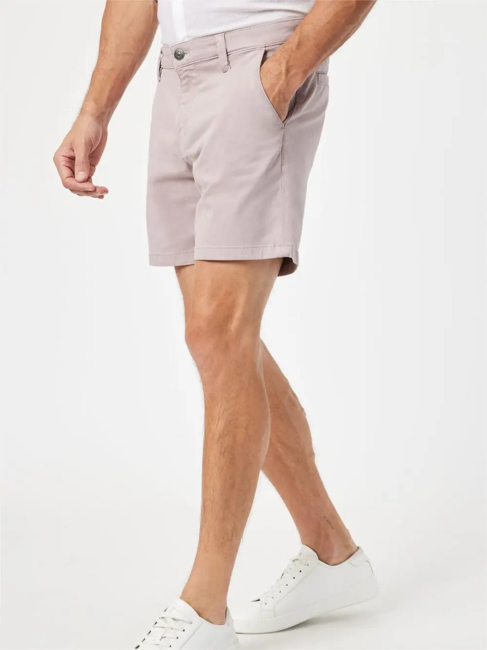 Elastic Waist Inseam Shorts