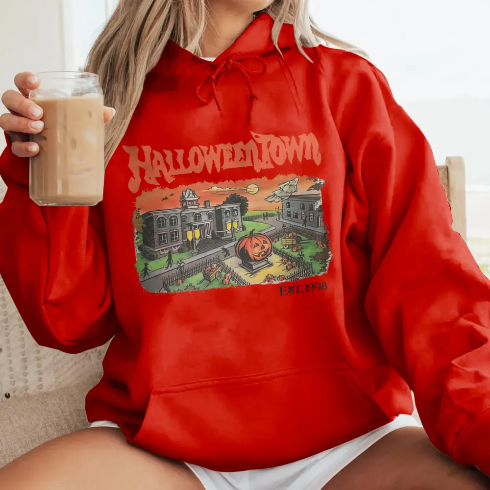 Women's Halloween Printed Hoodie