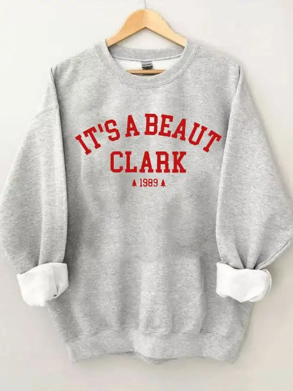 Women's It's a Beaut Clark Christmas Print Sweatshirt