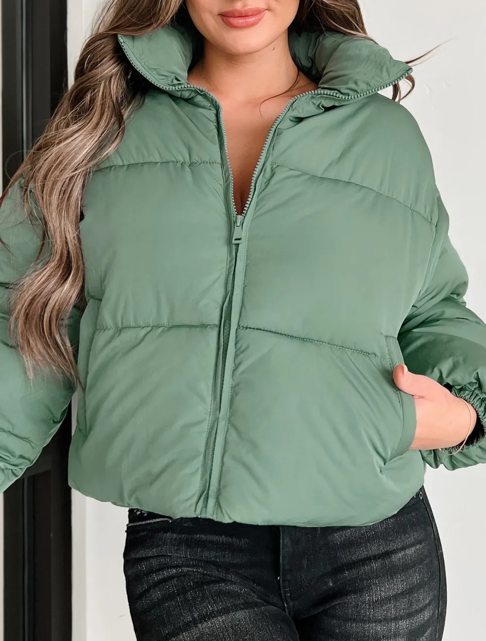 Changing Climate Detachable Sleeve Puffer Jacket