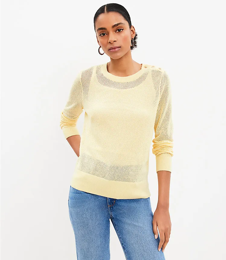 Mesh Stitch Sweater