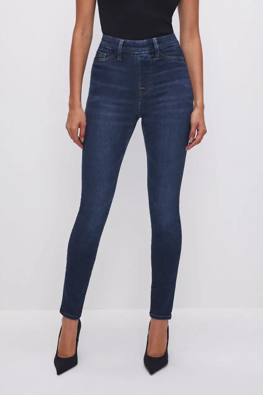 POWER STRETCH PULL-ON SKINNY JEANS