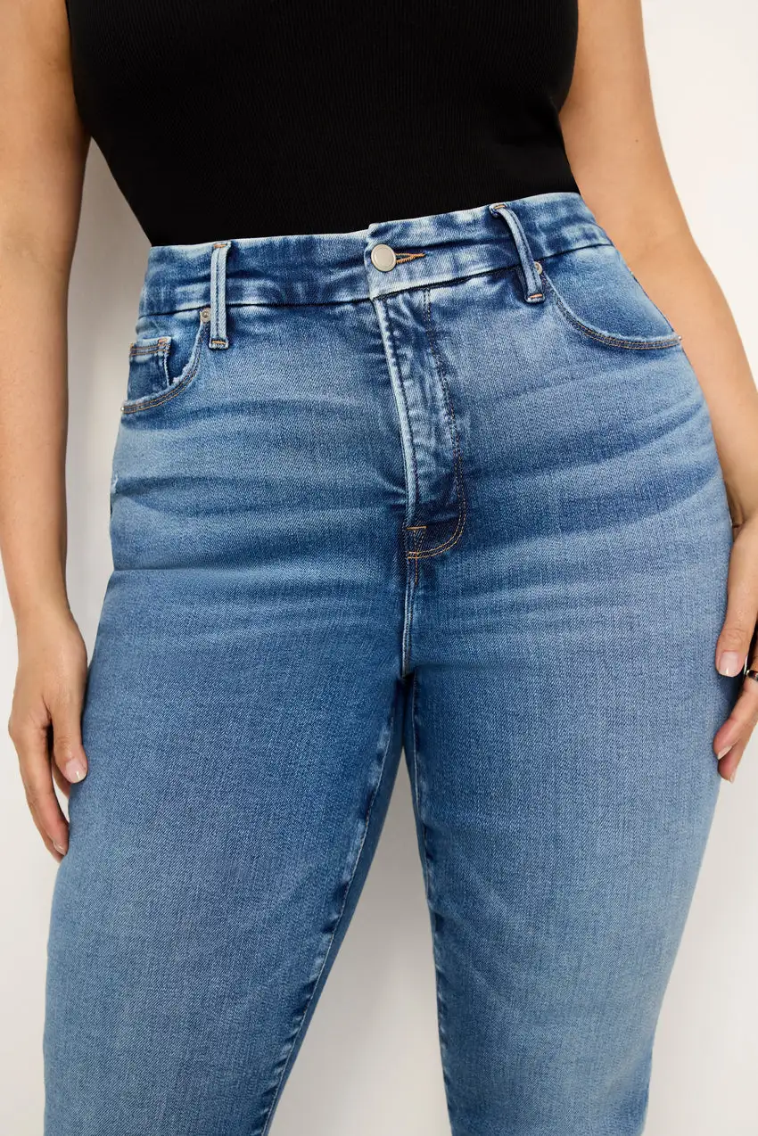 SOFT-TECH GOOD WAIST SKINNY CROPPED JEANS