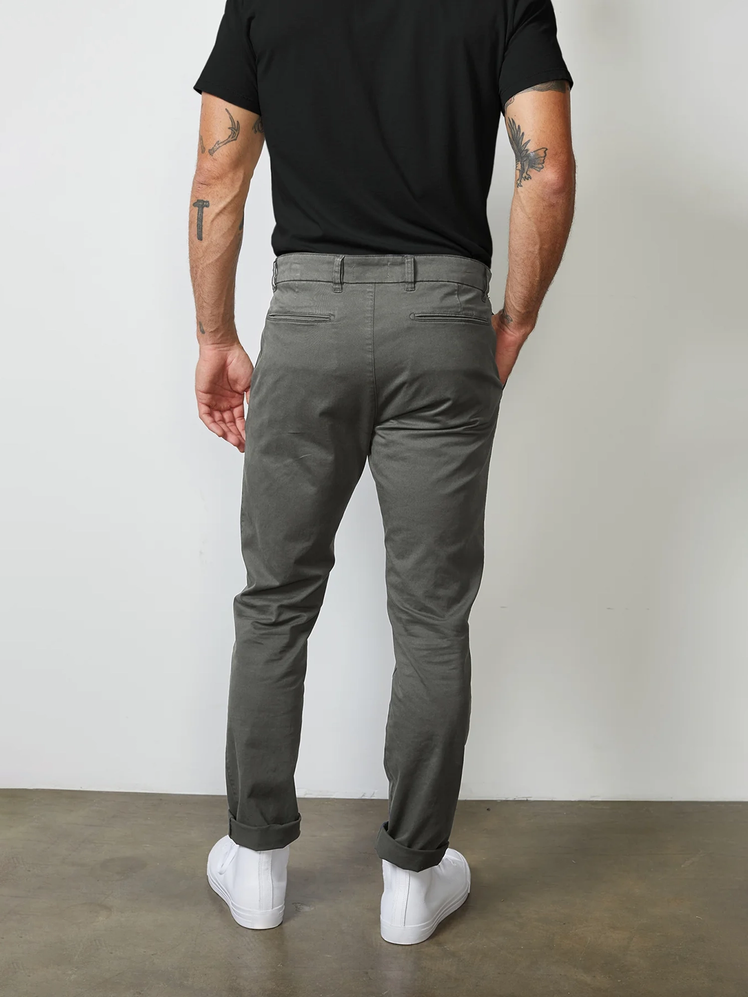 Stylish Men'S Solid Casual Pants