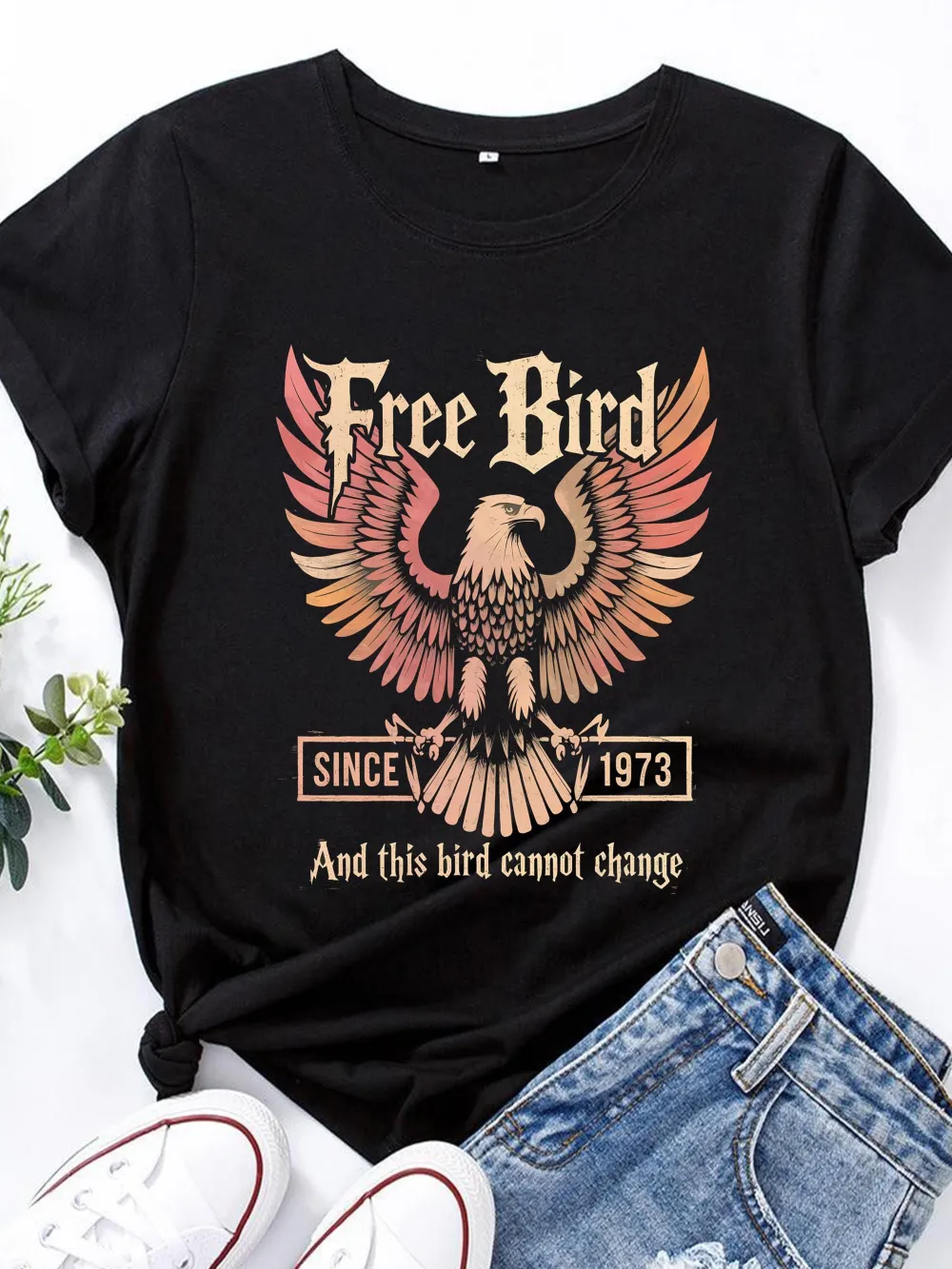 Free bird  lady T-shirt