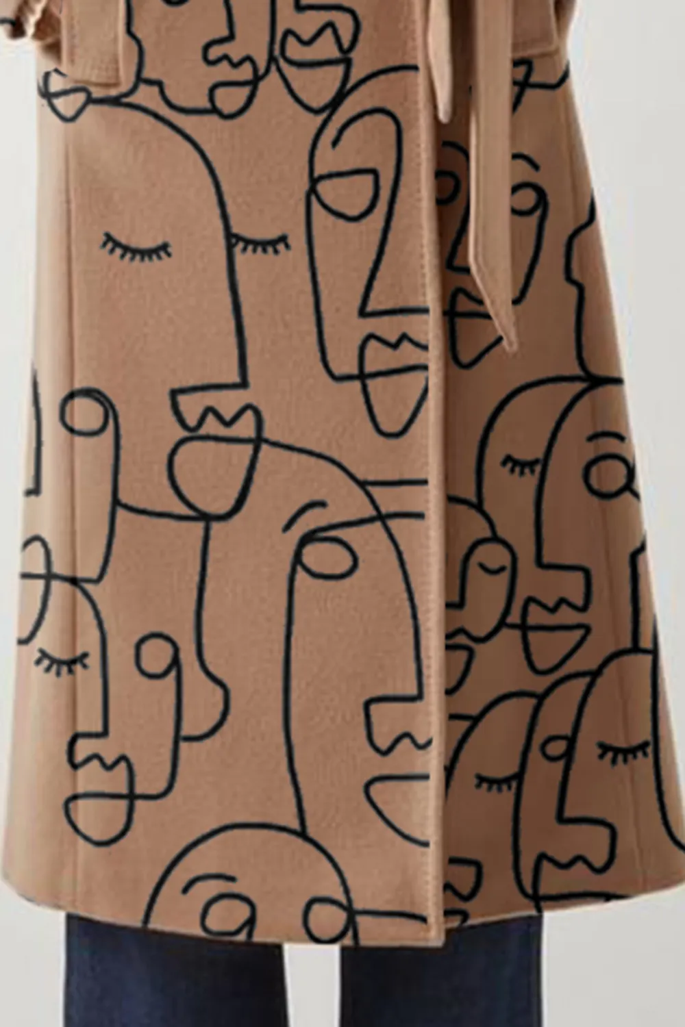 Frances Camel Maxi Wool Coat