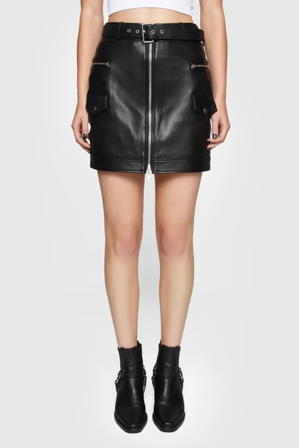 Women's Leather Shorts