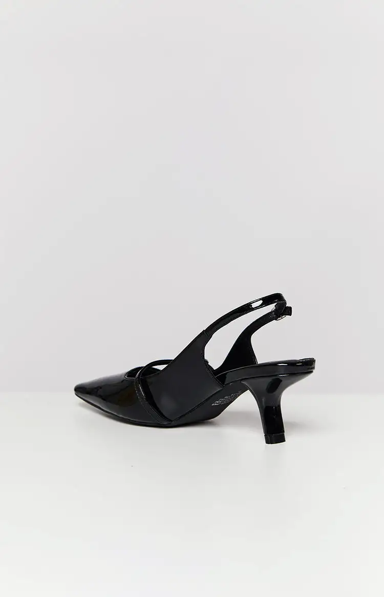 Therapy Parlour Black Patent Heels