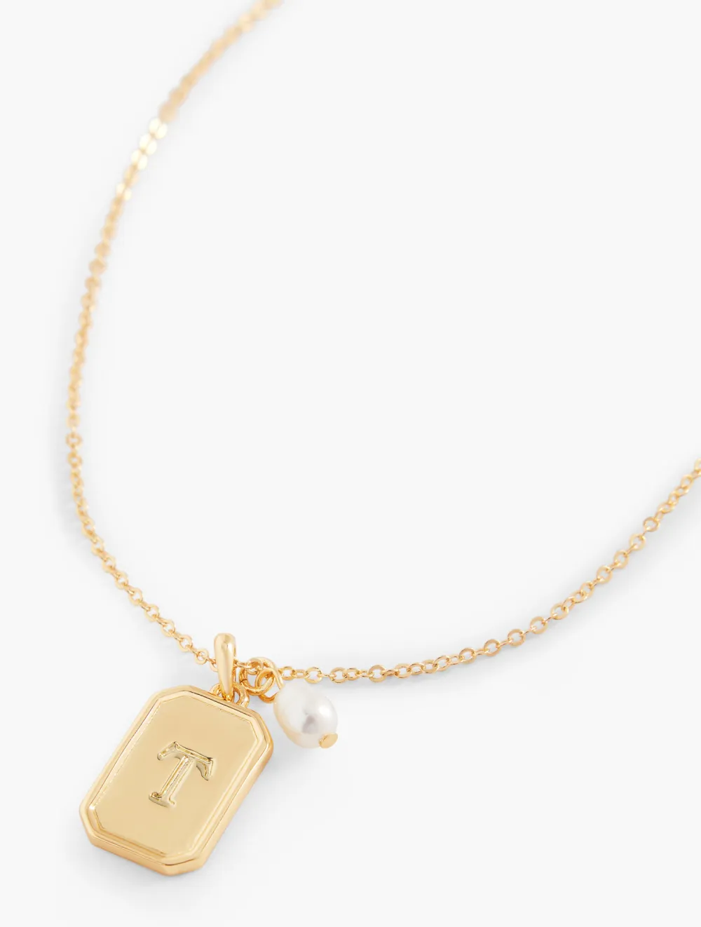 Monogram Initial Pendant Necklace