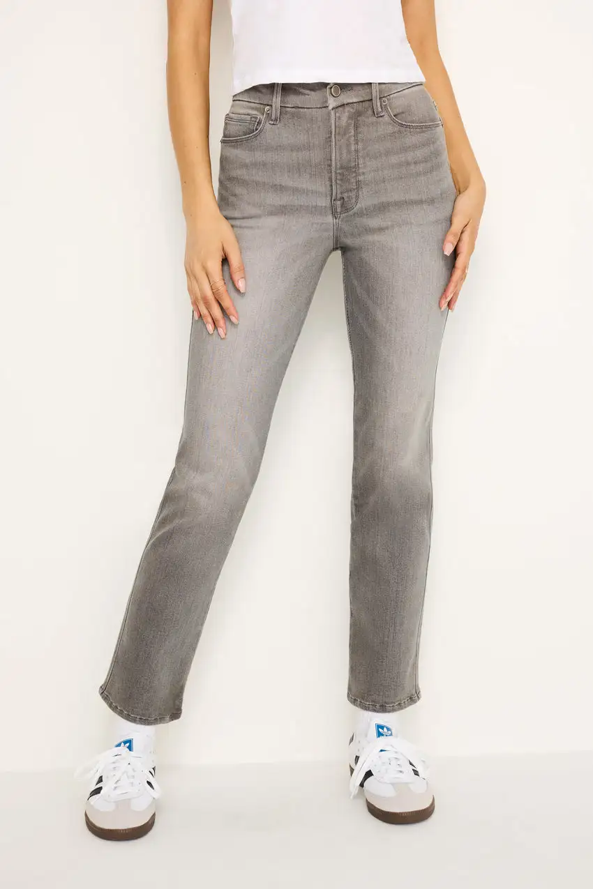 GOOD CURVE STRAIGHT LIGHT COMPRESSION JEANS