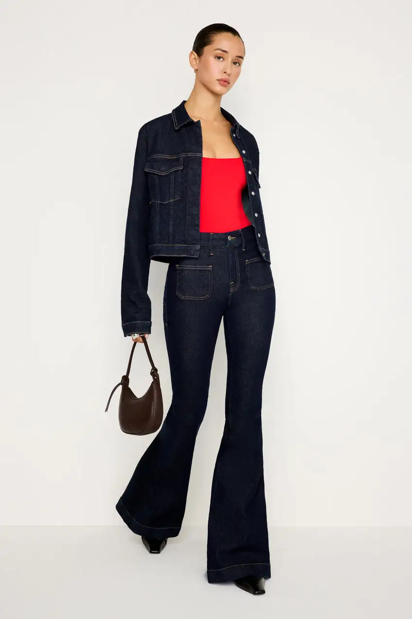 GOOD WAIST SUPER FLARE JEANS