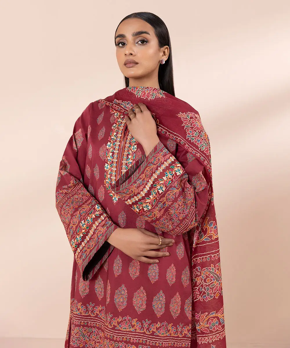 3 Piece - Embroidered Lawn Suit