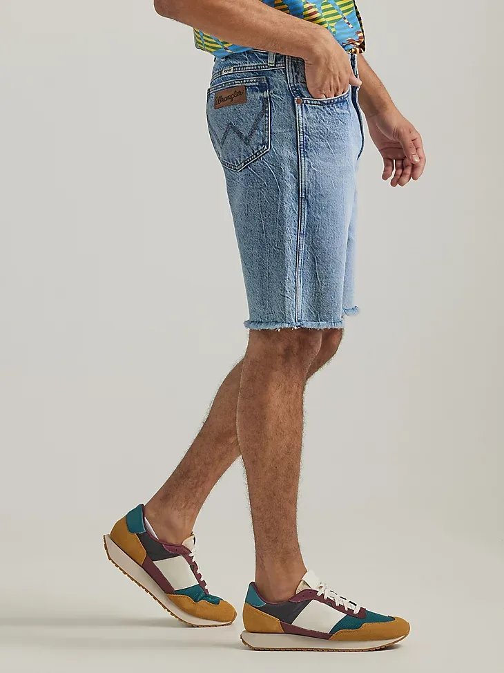 MEN'S LOOSE FIT DENIM SHORT IN BODARK