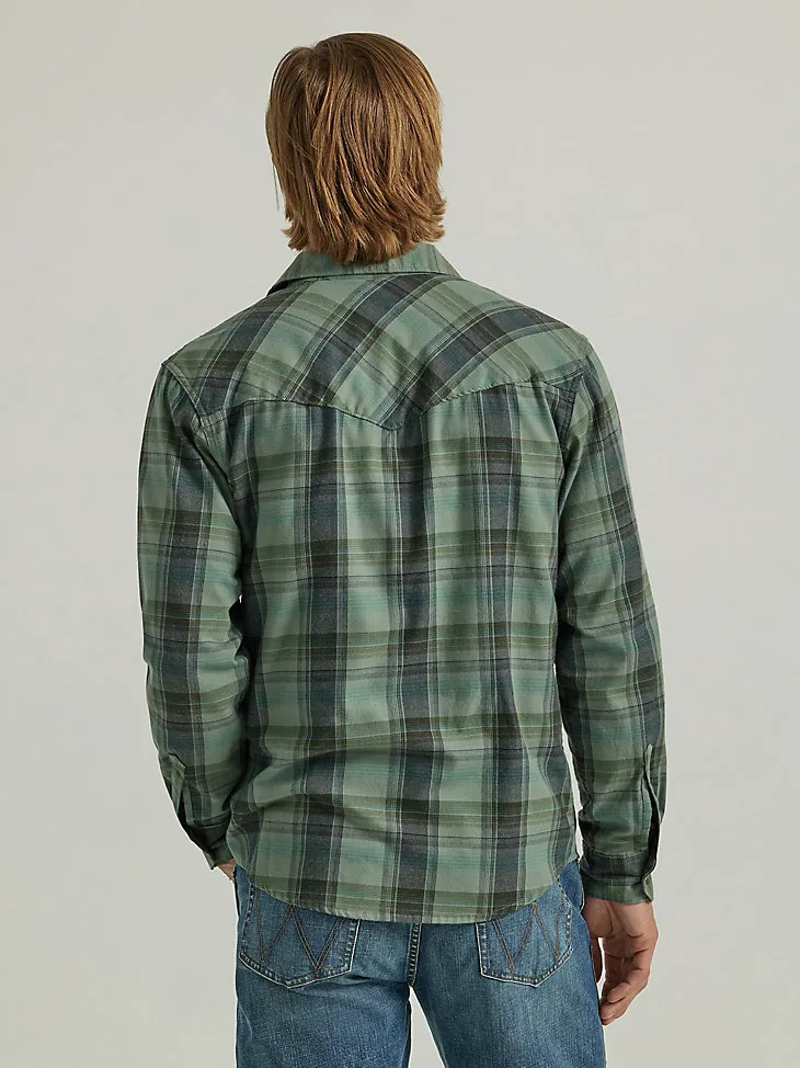 MEN'S BROKEN TWILL PLAID SHIRT IN LAUREL WREATH